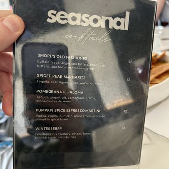 Barseo - Seasonal cocktail list - Restaurants Near Me - Oklahoma City, Oklahoma