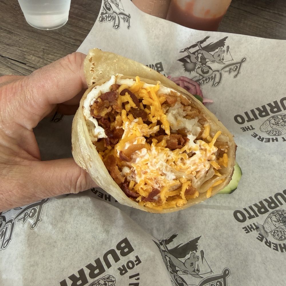 Los Chavos Mexican Food - Shared an extreme breakfast burrito, and both of us were stuffed. - Tacos Near Me - El Cajon, California Los Chavos Mexican Food - Shared an extreme breakfast burrito, and both of us were stuffed. - Tacos Near Me - El Cajon, California