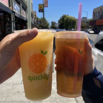Quickly - Canteloupe Slush Winter Melon Tea - Coffee & Tea Near Me - Oakland, California