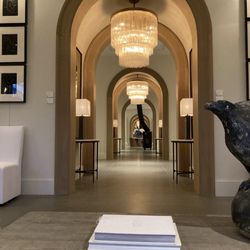 RH Austin | The Gallery at Domain Northside - Numerous mobile AC units dot the second floor