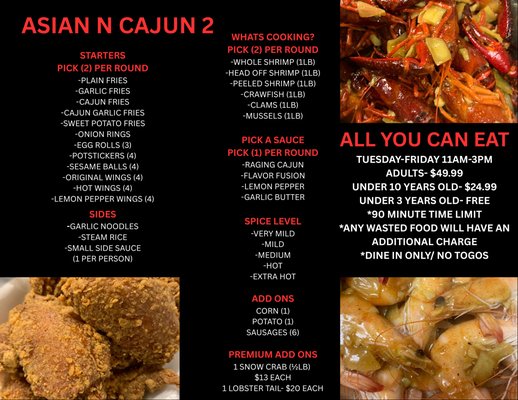Menu photo 2 Asian n Cajun 2 Fair Oaks, CA Menu photo 2 Asian n Cajun 2 Fair Oaks, CA