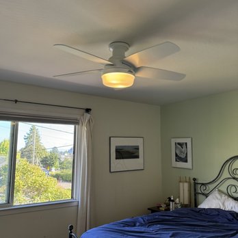 Mister Fixit - Perfectly installed ceiling fan. - Plumbing Near Me Mister Fixit - Perfectly installed ceiling fan. - Plumbing Near Me