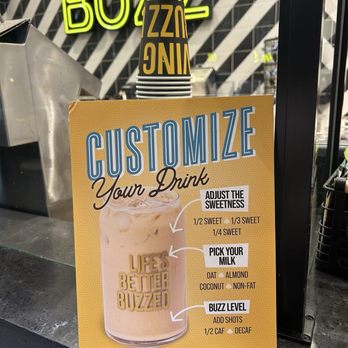 Better Buzz Coffee - How to customize your drink - Coffee & Tea Near Me - Santa Ana, California
