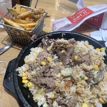 Pepper Lunch - Jumbo Beef Pepper Rice, Fries - Japanese Near Me - Alhambra, California