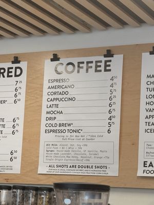 Menu photo 7 Pike Street Coffee Seattle, WA Menu photo 7 Pike Street Coffee Seattle, WA