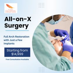 Plumas Family Dentistry - Full arch restoration with just a few implants for a lasting smile.
