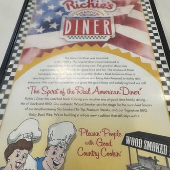 Richie's Real American Diner - Menu - American Near Me - Murrieta, California