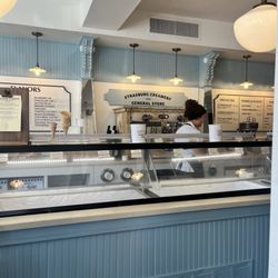 Ice cream counter