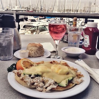 Schooner or Later - Eggs Benedict with Crab :) - Sandwiches Near Me - Long Beach, California
