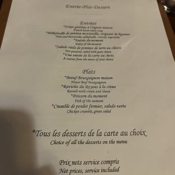 Les Bougresses - Menu - French Near Me - Paris, 75