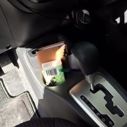 Southside Collision - Nice little goodies left for me when I picked up my car.