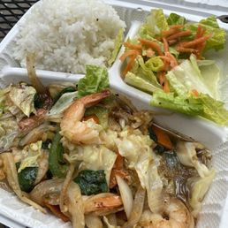 Shrimp stir fry
