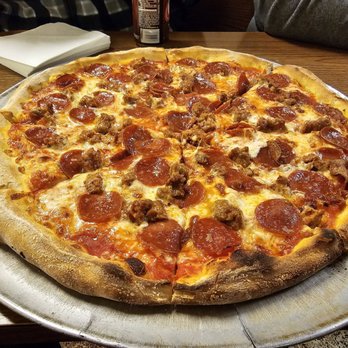 New York Pizzeria - a pepperoni pizza - Pizza Near Me - Hamilton, New York New York Pizzeria - a pepperoni pizza - Pizza Near Me - Hamilton, New York