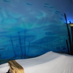 Beach Therapeutics Massage & Spa - The sea world massage room. Also, our couples room.