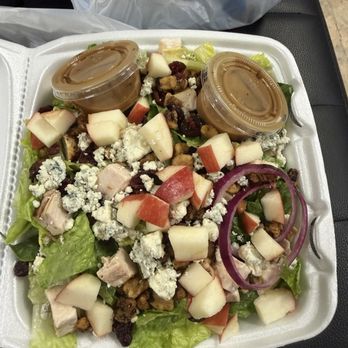 Stoney's Restaurant - Apple walnut salad with chicken - American Near Me - Mountain Home, Idaho Stoney's Restaurant - Apple walnut salad with chicken - American Near Me - Mountain Home, Idaho