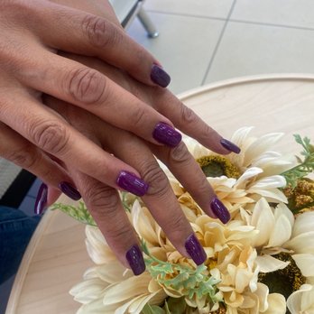 Warm Spring Nail Spa - Dip powder in Purple - Nail Salons Near Me - Las Vegas, Nevada Warm Spring Nail Spa - Dip powder in Purple - Nail Salons Near Me - Las Vegas, Nevada