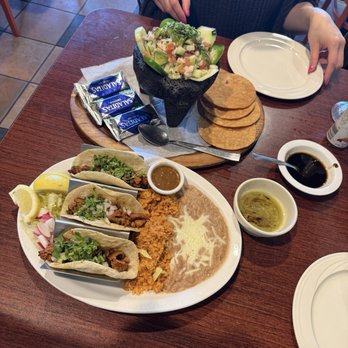 El Buen Sazón - Fish & Shrimp Ceviche Tostadas and Taco Plate - Breakfast & Brunch Near Me - San Jose, California