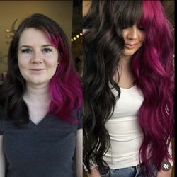 Salon Eden - Custom color and NBR hand tied hair extensions by Owner & Artistic Director, Joemary