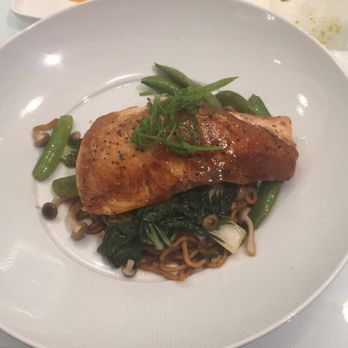 Ocean Hai - salmon and lo mein - New American Near Me - Clearwater Beach, Florida