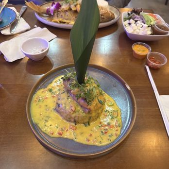 Dr Limon Ceviche - I substituted mahi for salmon with mofongo - Desserts Near Me - Homestead, Florida Dr Limon Ceviche - I substituted mahi for salmon with mofongo - Desserts Near Me - Homestead, Florida