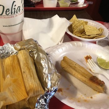 Delia's - Spicy Chicken tamales - Mexican Near Me - McAllen, Texas