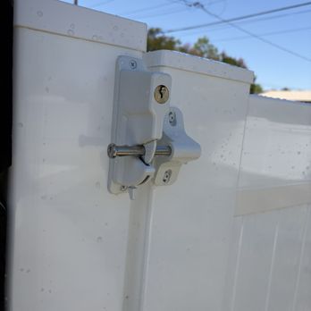 Fantastic Vinyl Fencing - Solid locking mechanism on the gates!!! - Decks & Railing Near Me - Baldwin Park, California Fantastic Vinyl Fencing - Solid locking mechanism on the gates!!! - Decks & Railing Near Me - Baldwin Park, California