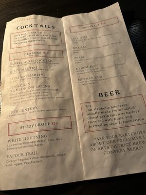 Menu photo 6 The Study Los Angeles, CA