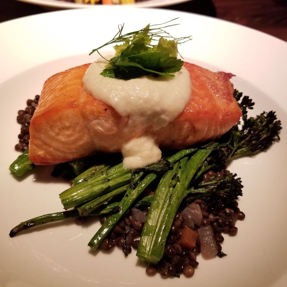 Corinne Austin - Ora King Salmon - New American Near Me - Austin, Texas Corinne Austin - Ora King Salmon - New American Near Me - Austin, Texas