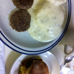 Biscuits, sausage gravy Biscuits, sausage gravy