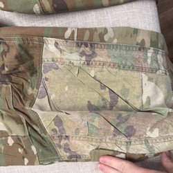 Tri-City Cleaners & Laundry - Ruined army pants
