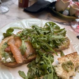 This is the salmon toast