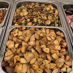 Roasted Potatoes, Bacon Brussel Sprouts