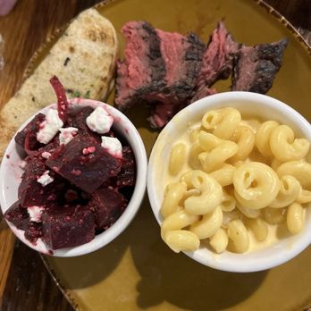 Urban Plates - Steak with Mac & cheese and beets with goat cheese - New American Near Me - Aliso Viejo, California Urban Plates - Steak with Mac & cheese and beets with goat cheese - New American Near Me - Aliso Viejo, California