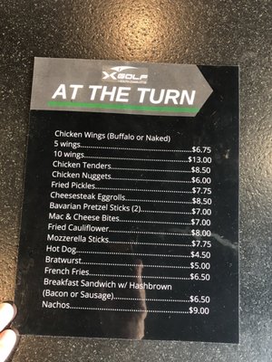 Menu photo 3 XGolf - South Charlotte Tega Cay, SC