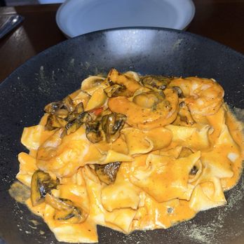 Via 417 - Homemade Fettuccine with Shrimp and Crqb - Salad Near Me - Jenkintown, Pennsylvania Via 417 - Homemade Fettuccine with Shrimp and Crqb - Salad Near Me - Jenkintown, Pennsylvania