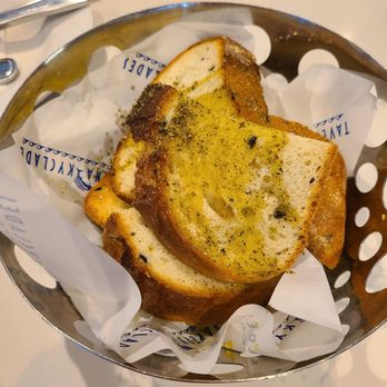 Taverna Kyclades - Complimentary bread - Seafood Near Me - Astoria, New York Taverna Kyclades - Complimentary bread - Seafood Near Me - Astoria, New York