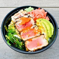 Dang Poke & Boba Tea - Spicy ahi-tuna bowl