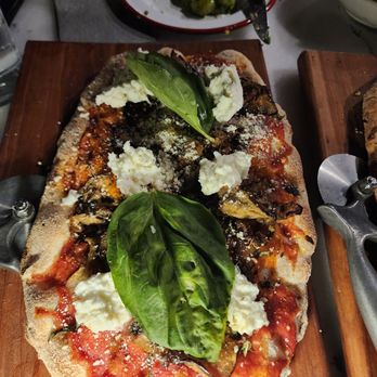 Pinsa Rossa - Sicilian Eggplant Pinsa - Italian Near Me - San Francisco, California Pinsa Rossa - Sicilian Eggplant Pinsa - Italian Near Me - San Francisco, California