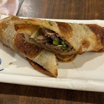 Mama Dough - C8. Beef Pancake - Chinese Near Me - Kent, Washington