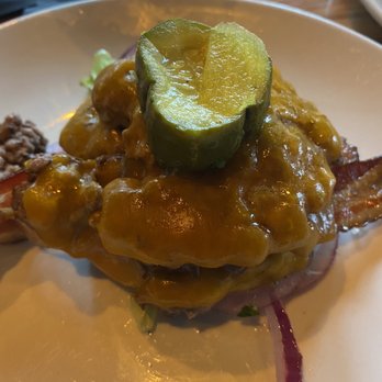 Town Hall - Bacon cheeseburger with no bun or fries -Keto style - New American Near Me - Florence, South Carolina