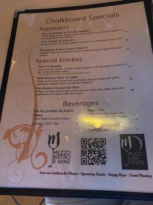 Menu photo 1 Mezzo Bistro Italiano Las Vegas, NV