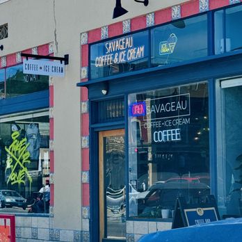 Savageau Coffee And Ice Cream - Outside - meter park right out front every time! - Coffee & Tea Near Me - Denver, Colorado