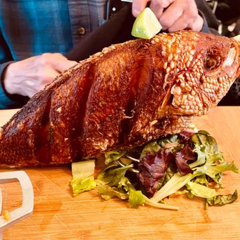 Cafe Con Leche - Whole fried red snapper. A unique presentation - Coffee & Tea Near Me - Wappingers Falls, New York Cafe Con Leche - Whole fried red snapper. A unique presentation - Coffee & Tea Near Me - Wappingers Falls, New York