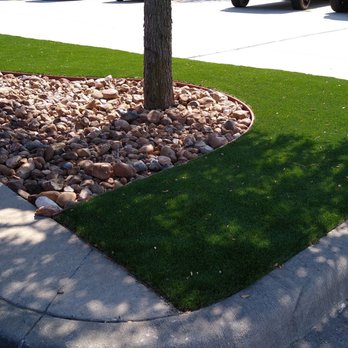 Costco Wholesale - Nice landscaping. Artificial grass with a small rock garden. - Wholesale Stores Near Me - Fort Worth, Texas