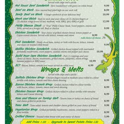 Main Street Grille - Main Street Grille 2018 Menu