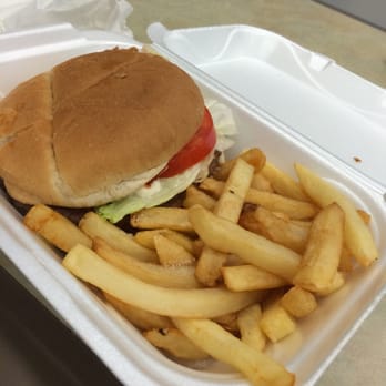 PJ Ricks - Loaded cheeseburger with fries - Food Trucks Near Me PJ Ricks - Loaded cheeseburger with fries - Food Trucks Near Me