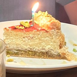 Baklava cheesecake.