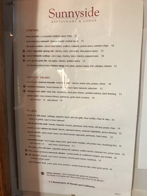Menu photo 7 Sunnyside Tahoe City, CA Menu photo 7 Sunnyside Tahoe City, CA