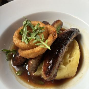 Anchor Tap - Sausage and mash, onion rings - Pubs Near Me - London, XGL