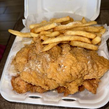 JJ Fish & Chicken - #7 Breasts and Shrimp - Fish & Chips Near Me - Macon, Georgia JJ Fish & Chicken - #7 Breasts and Shrimp - Fish & Chips Near Me - Macon, Georgia